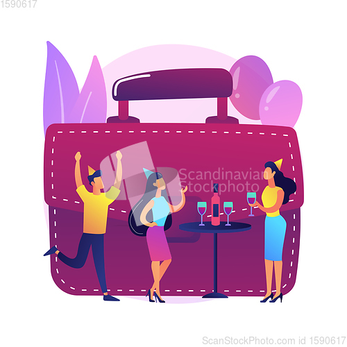 Image of Corporate party vector concept metaphor
