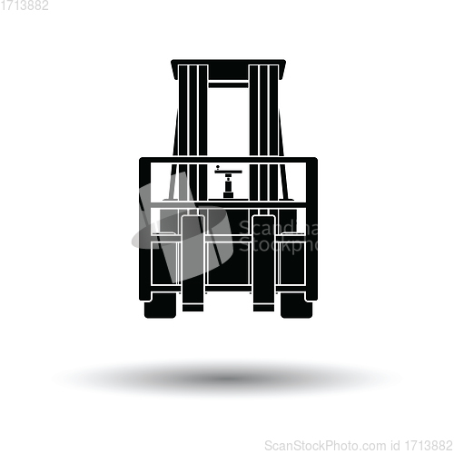 Image of Warehouse forklift icon