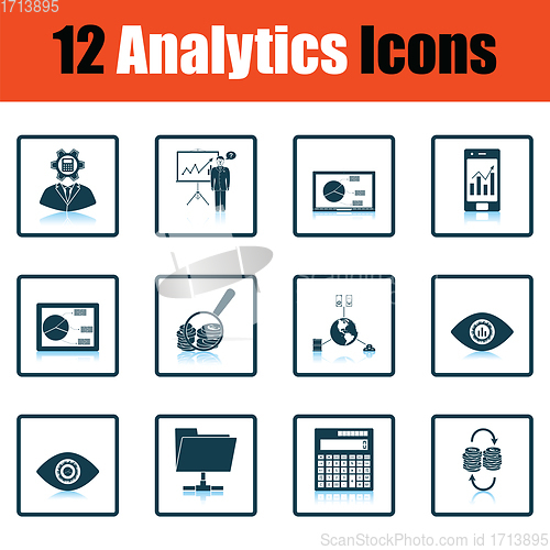 Image of Analytics icon set