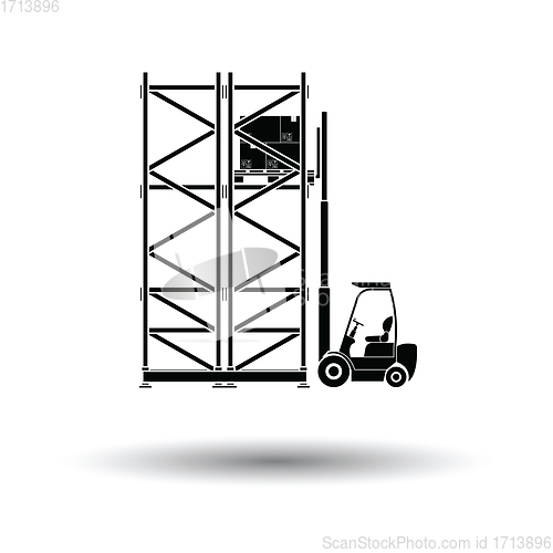 Image of Warehouse forklift icon