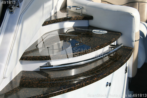 Image of Luxury boat detail