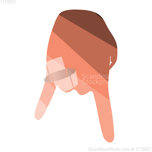 Image of Baseball catcher gesture icon