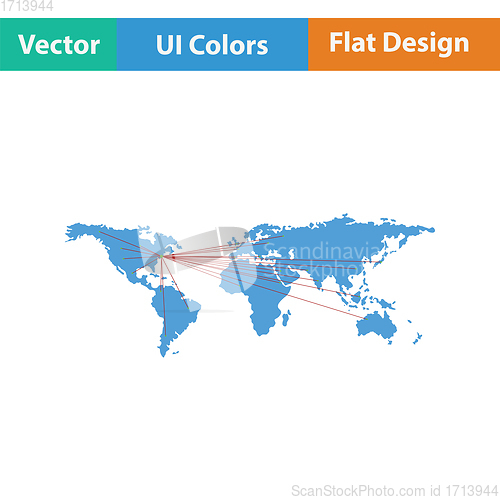 Image of Logistic concept icon