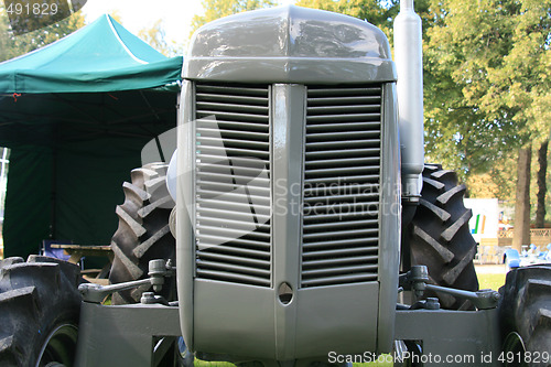 Image of Old tractor frondt