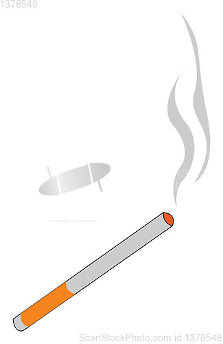 Image of Burning cigarette