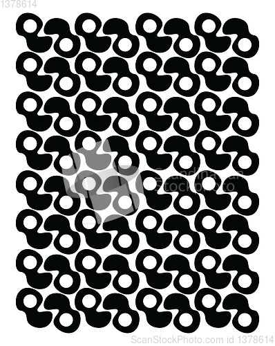 Image of A black pattern vector or color illustration