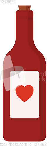 Image of Vine, vector or color illustration.