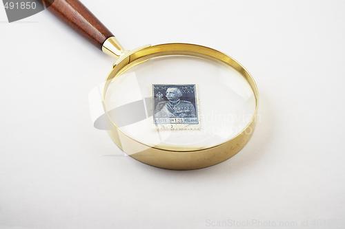 Image of Stamps and lens