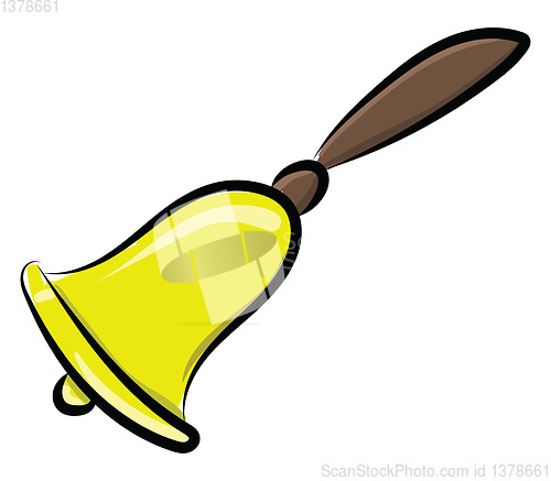 Image of Bell, vector or color illustration.