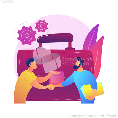 Image of Collaboration vector concept metaphor