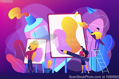 Image of Workshop concept vector illustration.