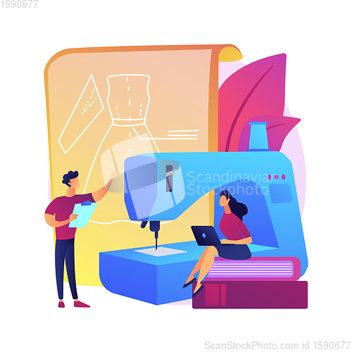 Image of Sewing classes vector concept metaphor