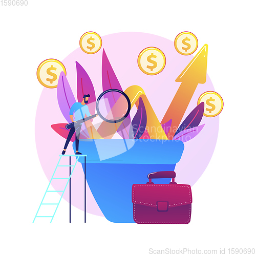 Image of Business growth vector concept metaphor