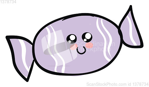 Image of Image of cute candy, vector or color illustration.