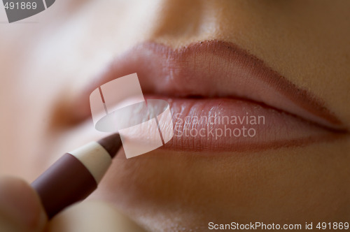 Image of lips make-up