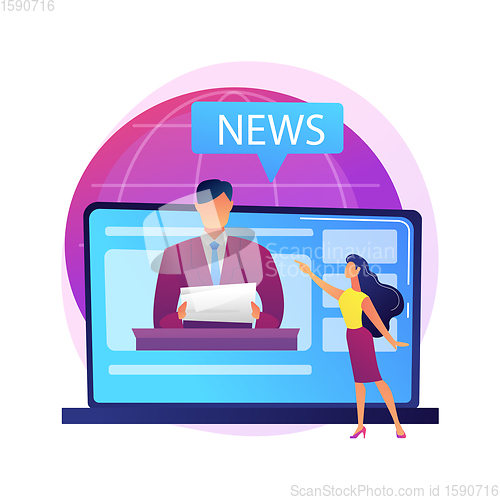 Image of News vector concept metaphor