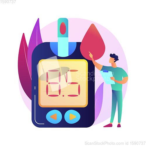 Image of Diabetes mellitus vector concept metaphor