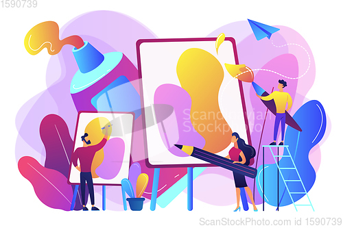Image of Workshop concept vector illustration.