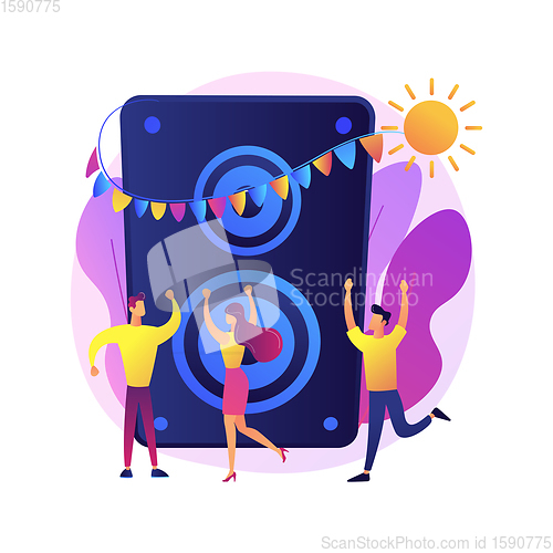 Image of Disco party vector concept metaphor