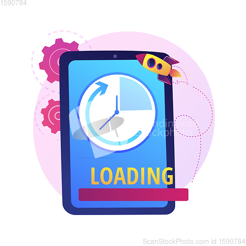 Image of Loading speed boost vector concept metaphor