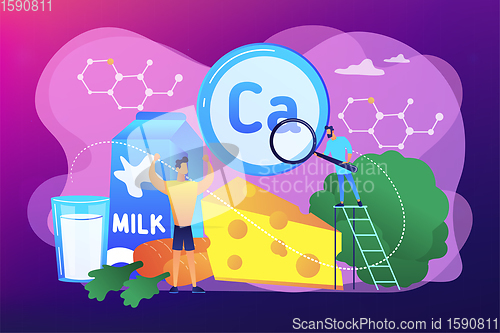 Image of Uses of Calcium concept vector illustration.