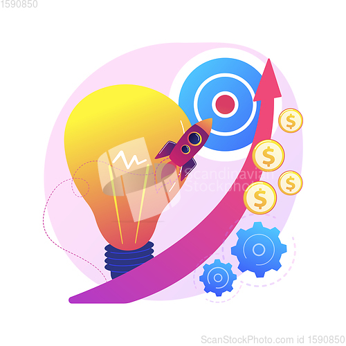 Image of Business startup vector concept metaphor