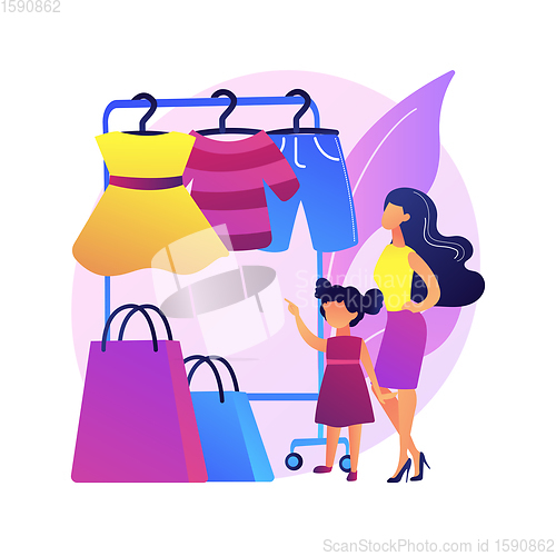 Image of Kids fashion vector concept metaphor