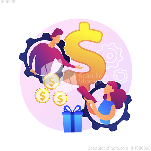 Image of Financial advisor vector concept metaphor