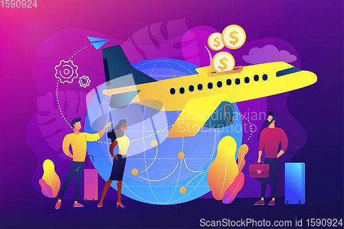 Image of Low cost flights concept vector illustration