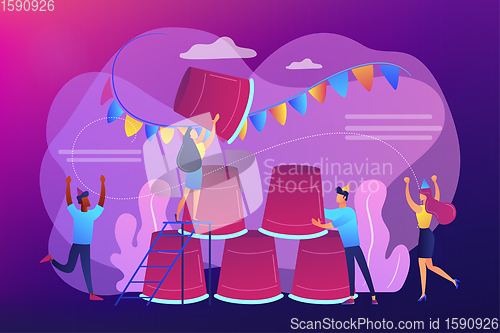 Image of Party game concept vector illustration.