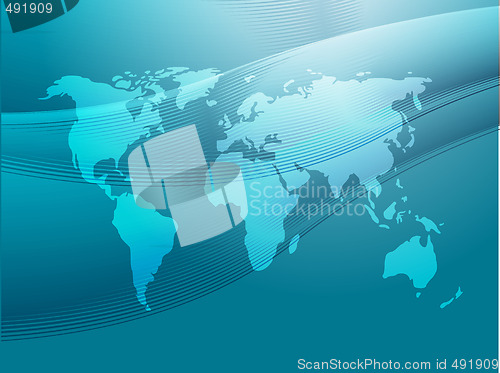 Image of Map of the world illustration