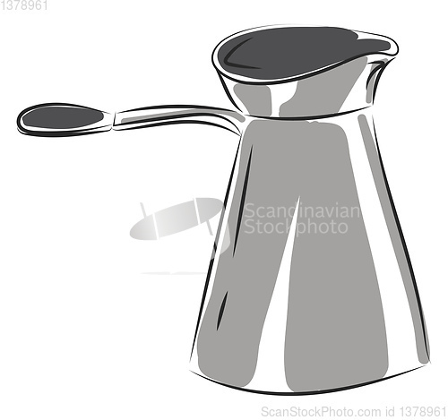 Image of Coffee maker vector or color illustration