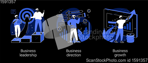 Image of Business strategy abstract concept vector illustrations.