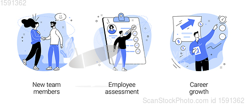 Image of Career development abstract concept vector illustrations.