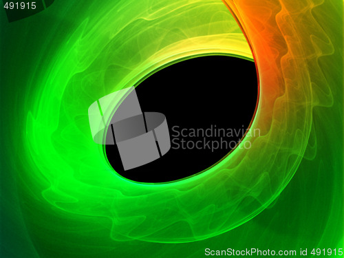 Image of Wavy glowing colors