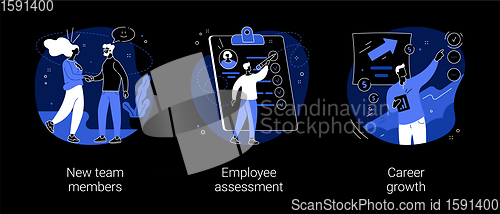 Image of Career development abstract concept vector illustrations.