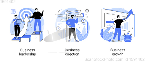 Image of Business strategy abstract concept vector illustrations.