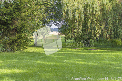 Image of idyllic park scenery