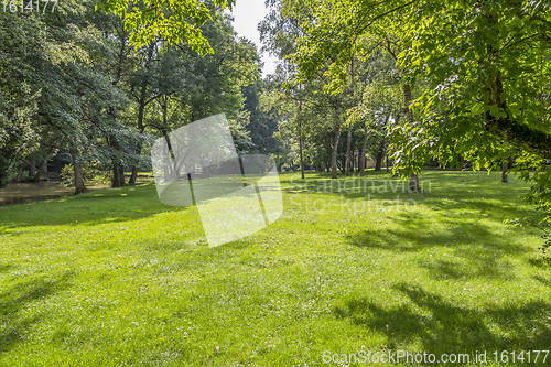 Image of idyllic park scenery