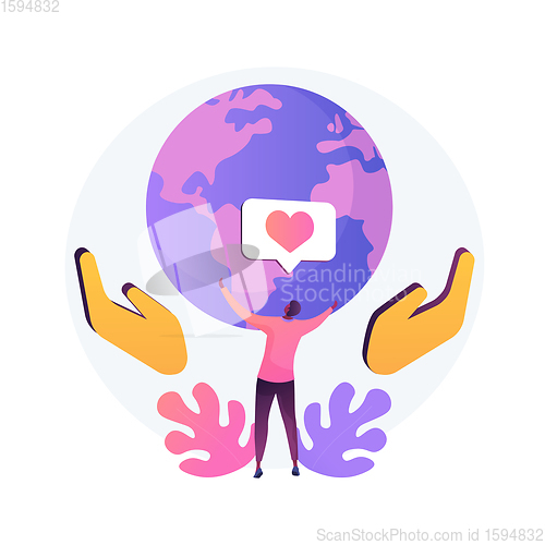 Image of Responsibility abstract concept vector illustration.