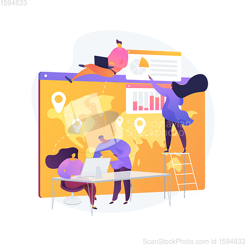 Image of Customer support abstract concept vector illustration.