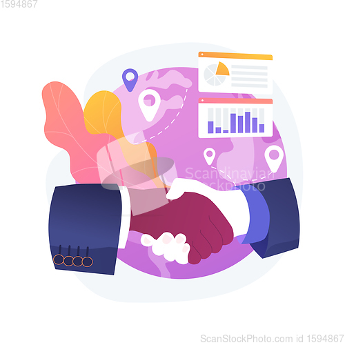 Image of Chatbot customer service abstract concept vector illustration.