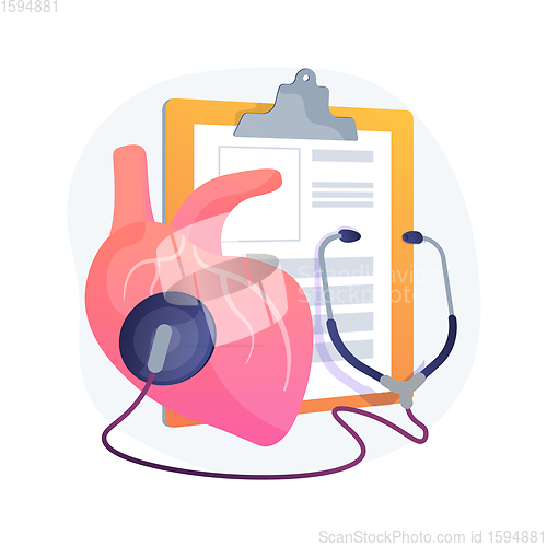 Image of Hypertension abstract concept vector illustration.