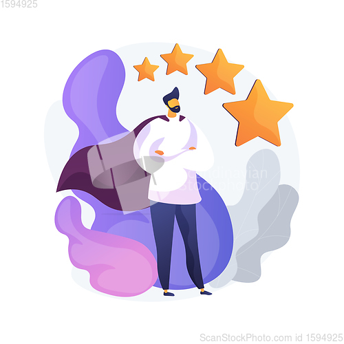 Image of Personal branding abstract concept vector illustration.