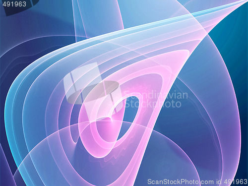 Image of Wavy glowing colors