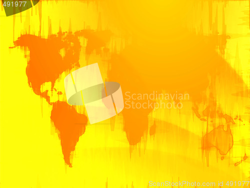 Image of Map of the world illustration