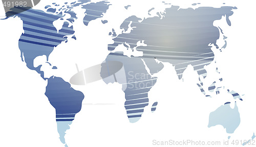 Image of Map of the world illustration