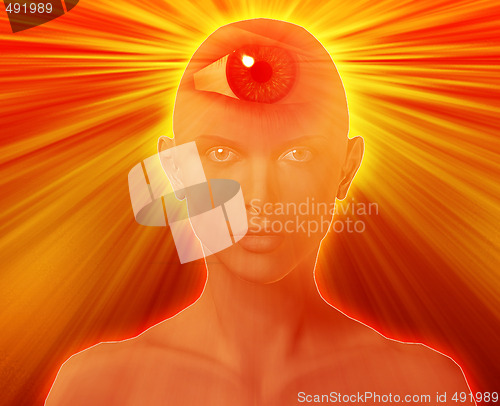 Image of Third eye woman