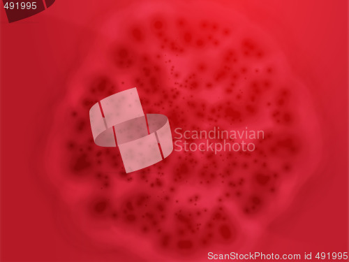 Image of Bacterial cell growth illustration