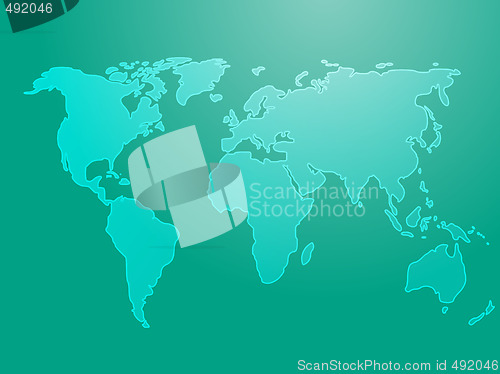 Image of Map of the world illustration
